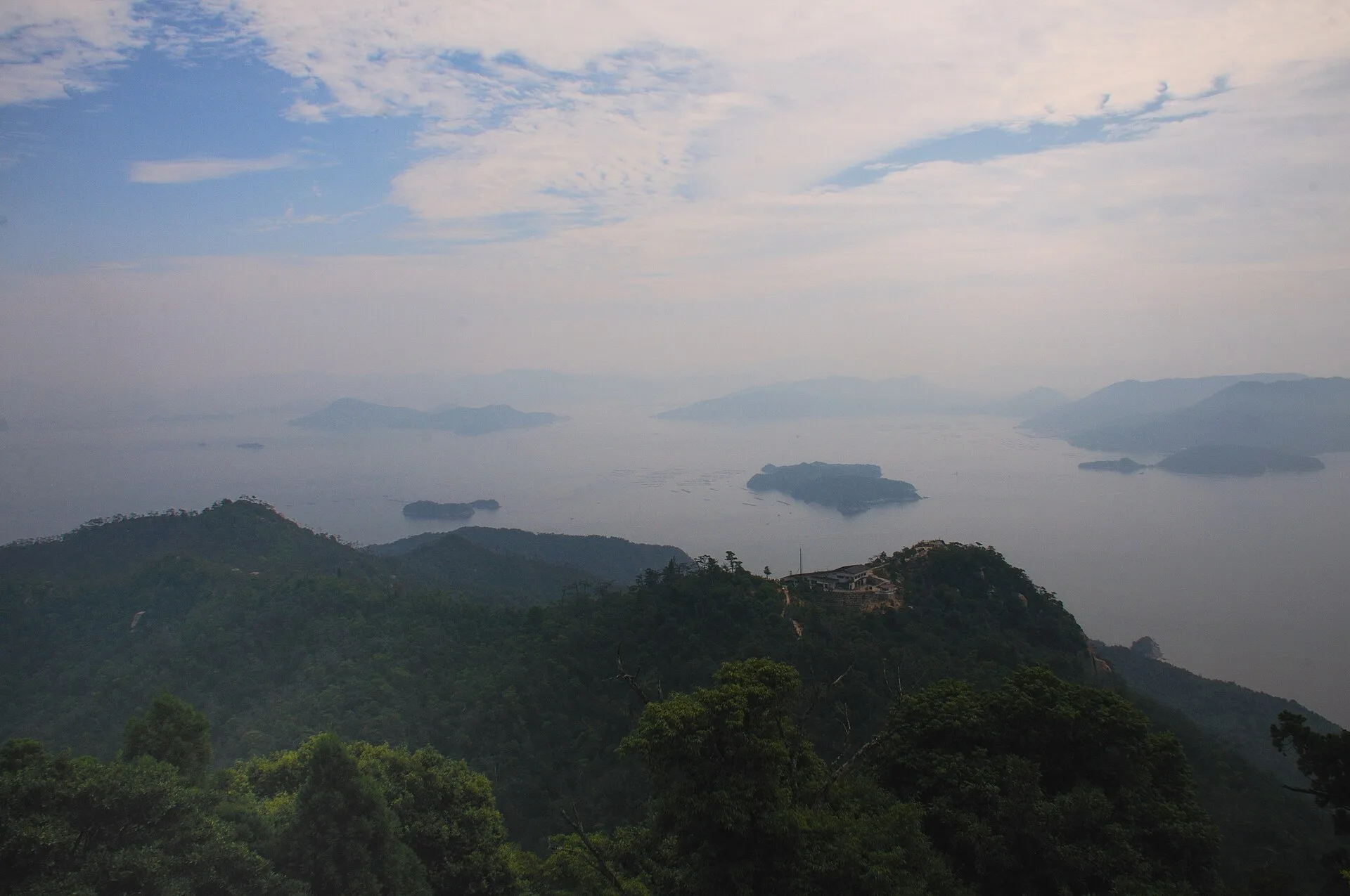 Le mont Misen et les ruelles de Miyajima